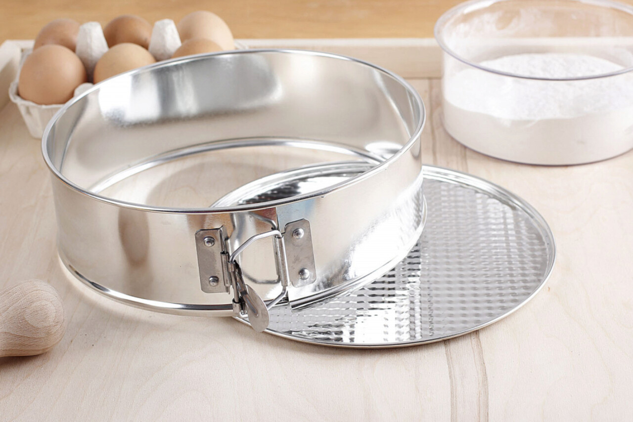 Forma de tort cu baza detasabila, Snb, 22 cm, aluminiu - imagine 4